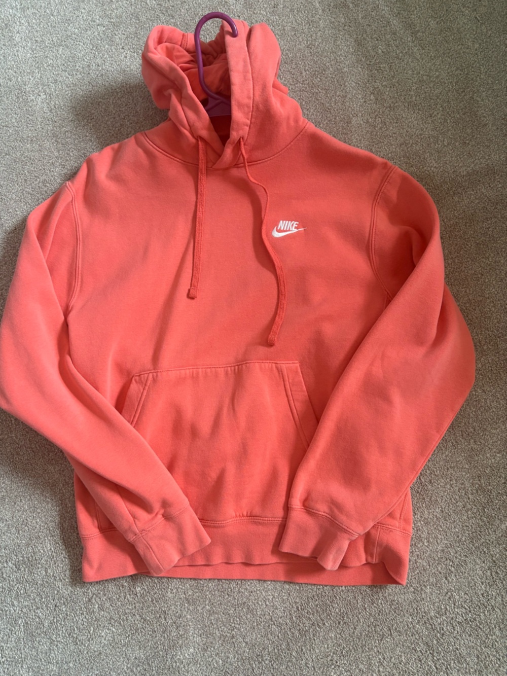 Small Nike Coral Hoodie